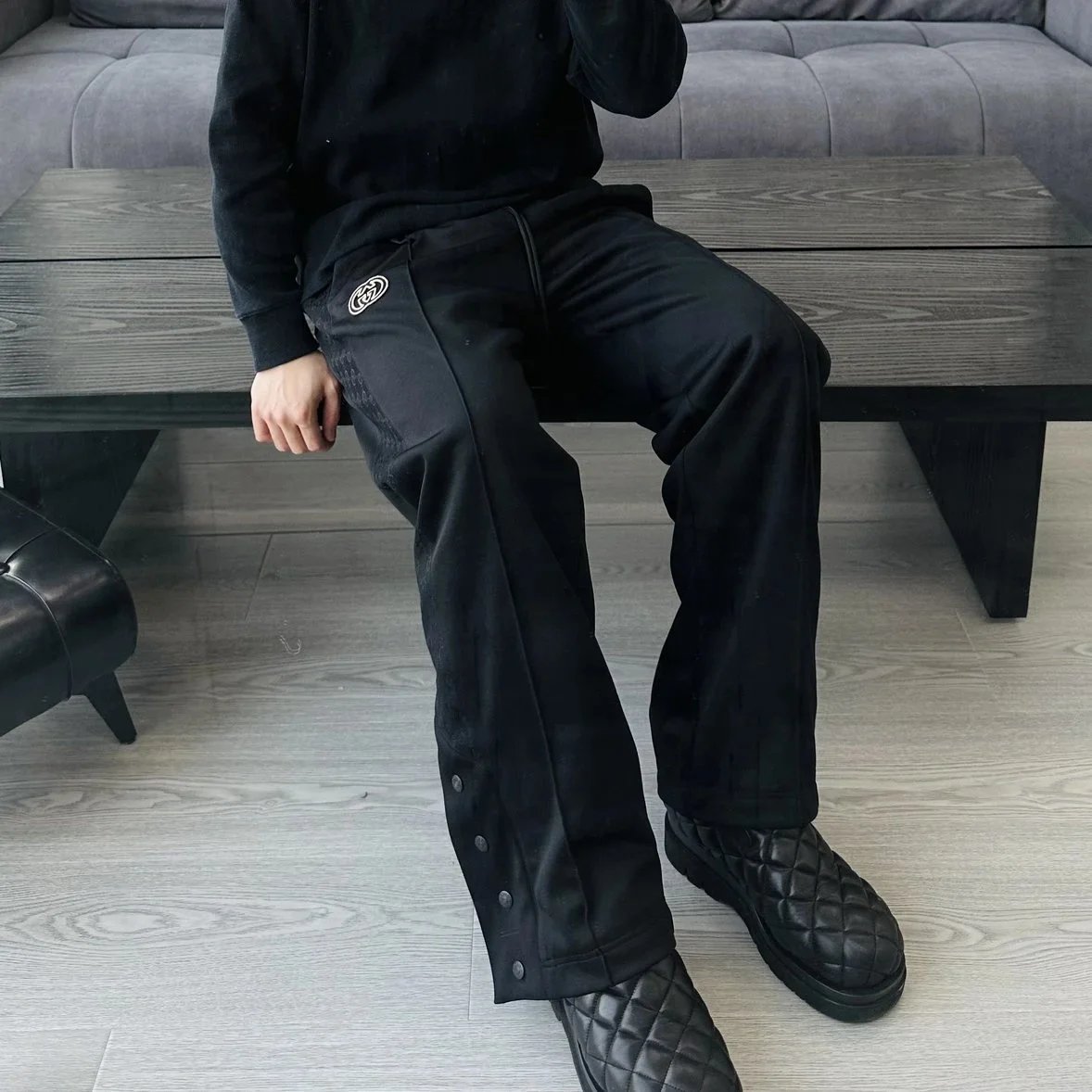 Item ID 8348 Gucc1-GC-2024ss- Dark webbing design - Polyester-covered cotton casual