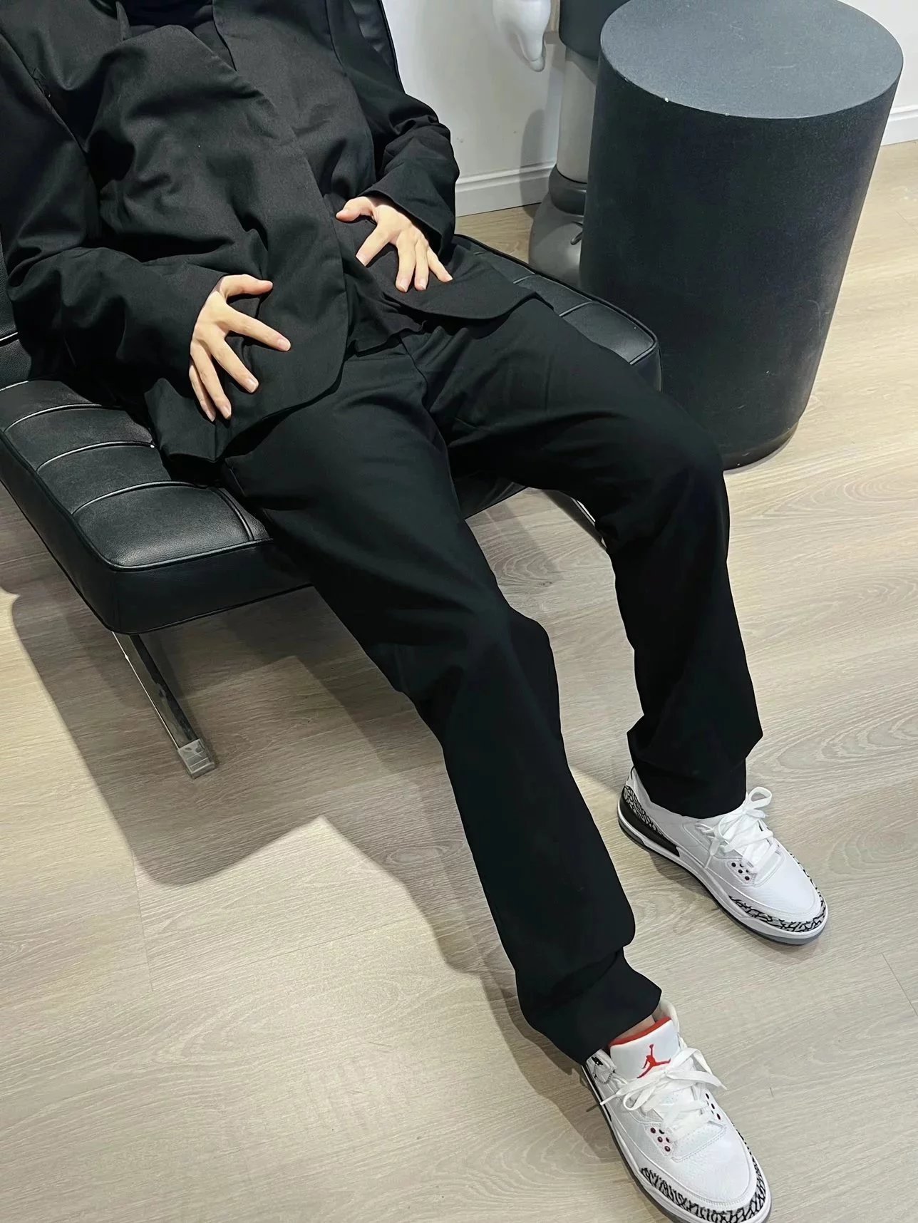 Item ID 8354 Maison-Margiela-2023ss- margiela drawstring trousers -100% wool fabric