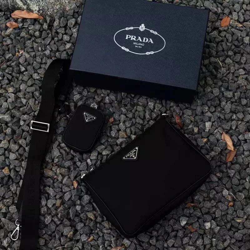 Item ID 8503 Original WG Steel Model Prada - Three in One Shoulder Bag Re Nylon Rec