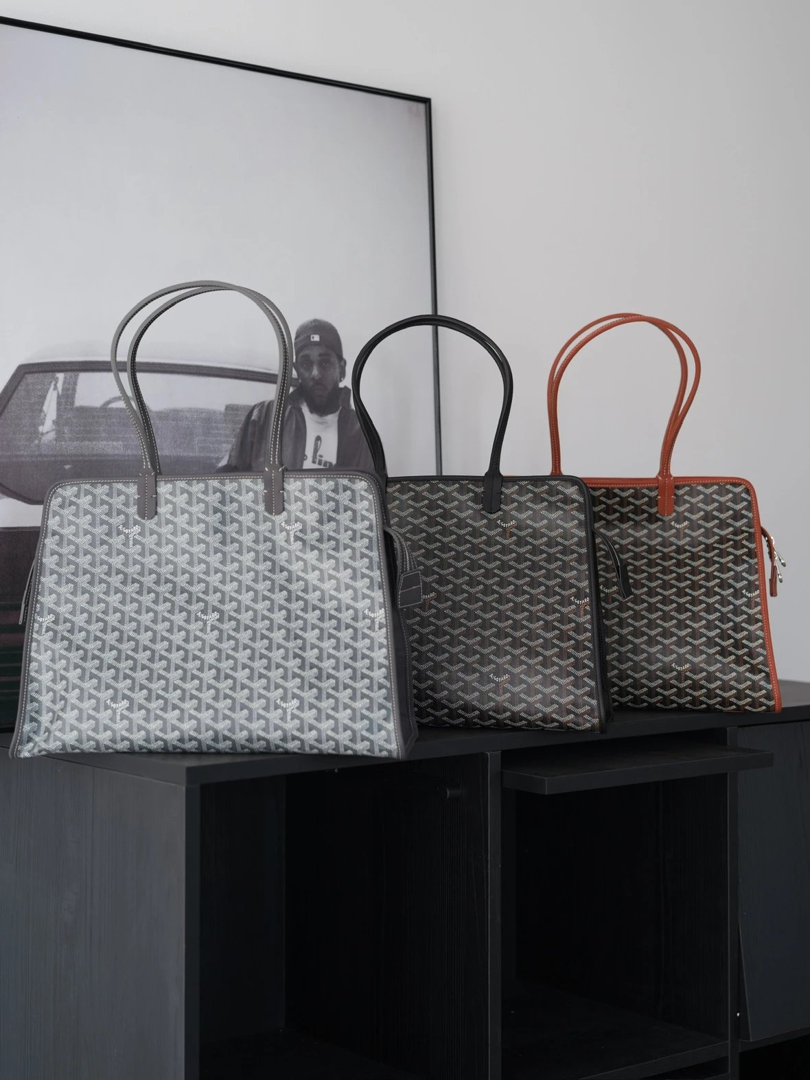 Item ID 8477 GOYARD“ Imported coated canvas ” Presbyopia full of prints - calfskin