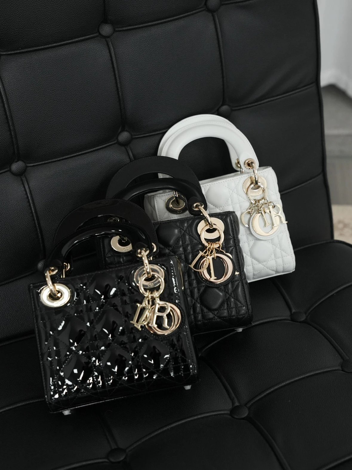Item ID 8420 -Lady-ABCD1or-“ Imported natural leather ” Detachable chain shoulder s