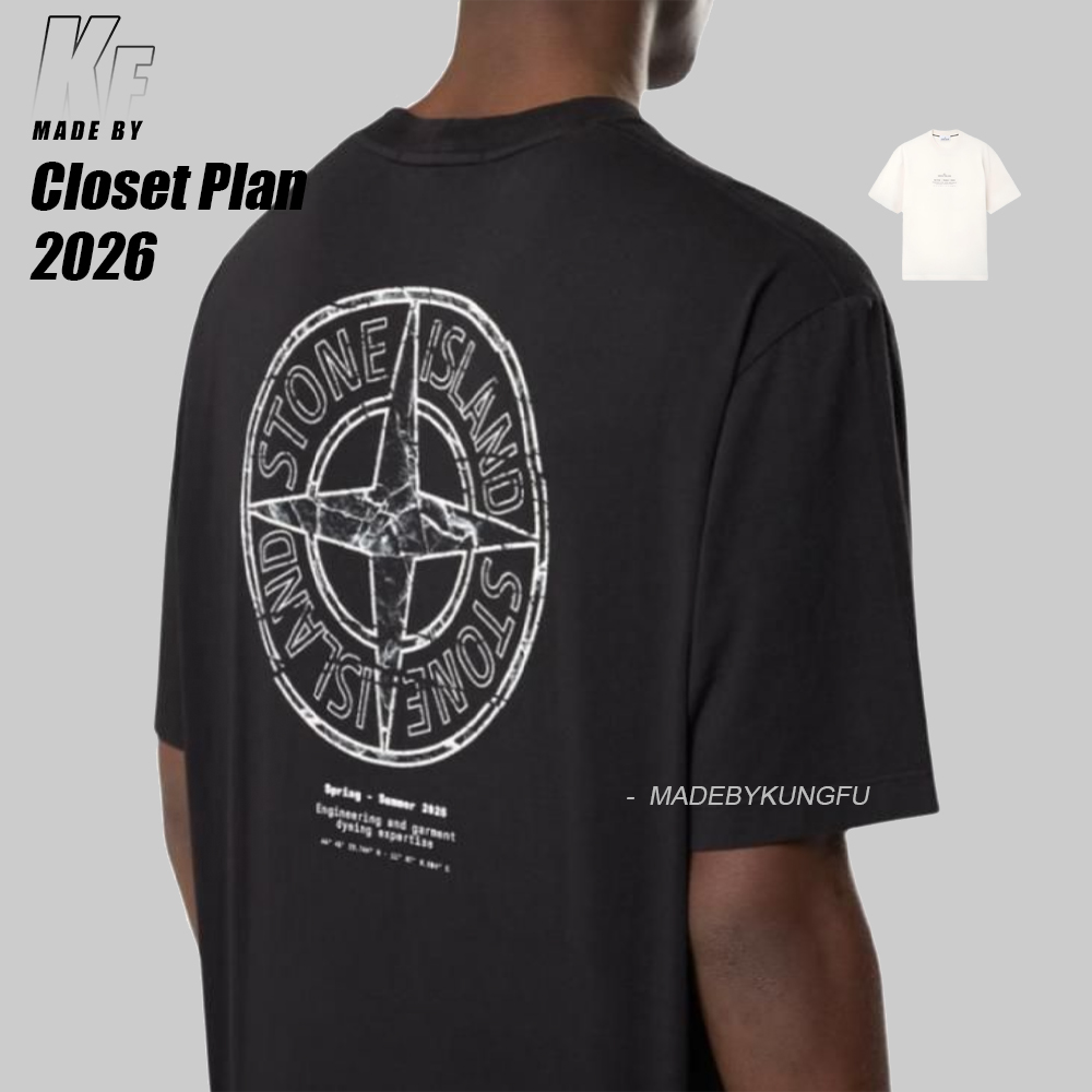 SI double fade print tee