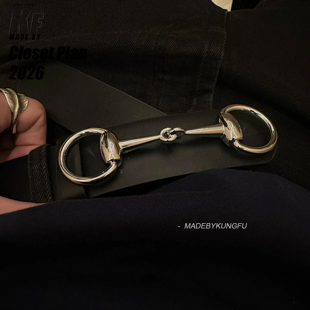 GU Horsebit1955 leather belt