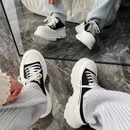 Alexander Mcqueen Thick Canvas Shoes