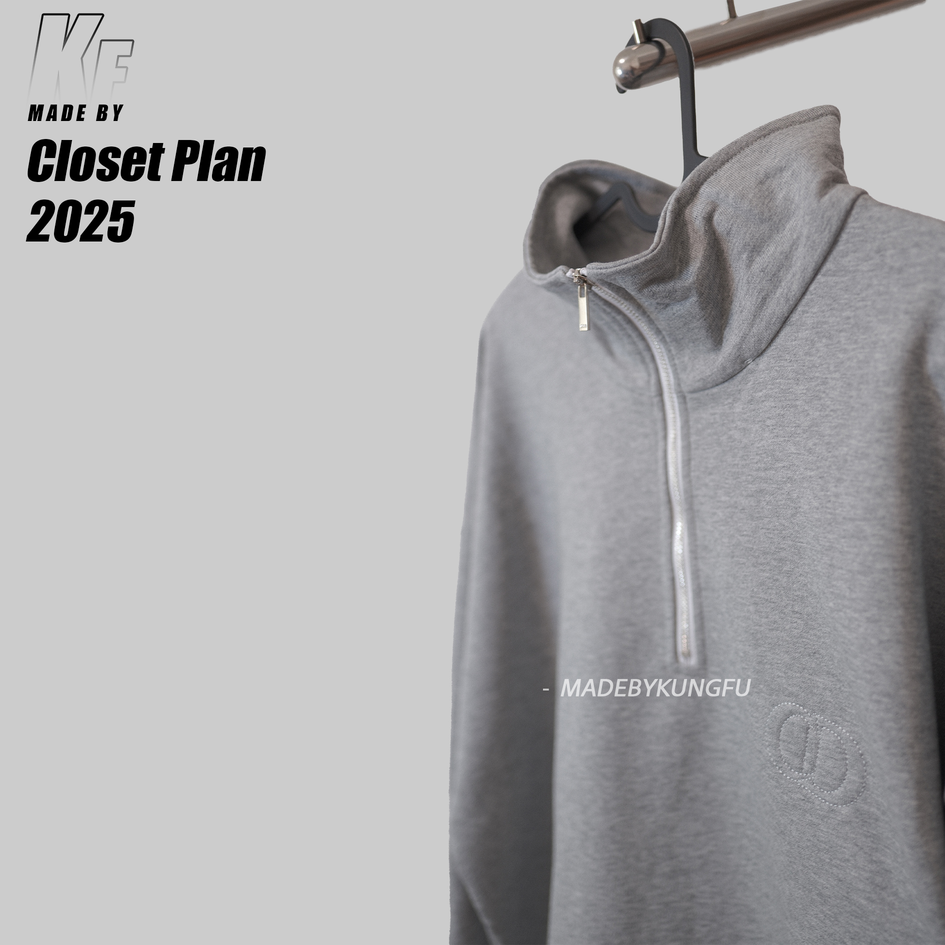 D1OR CD 1/4 zip sweater