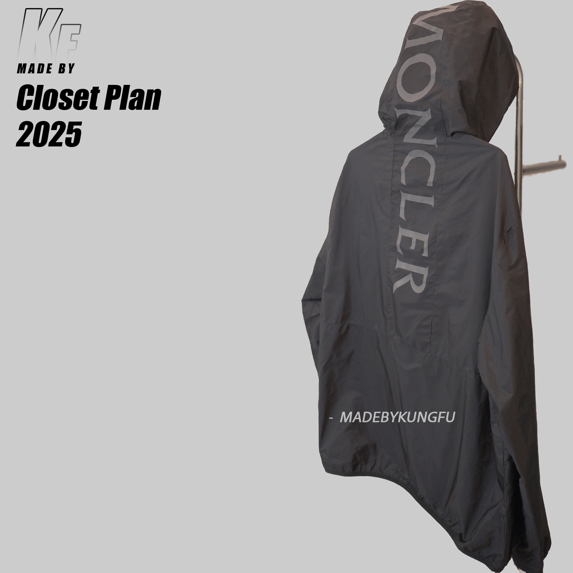 Moncler taped seam waterproof jacket
