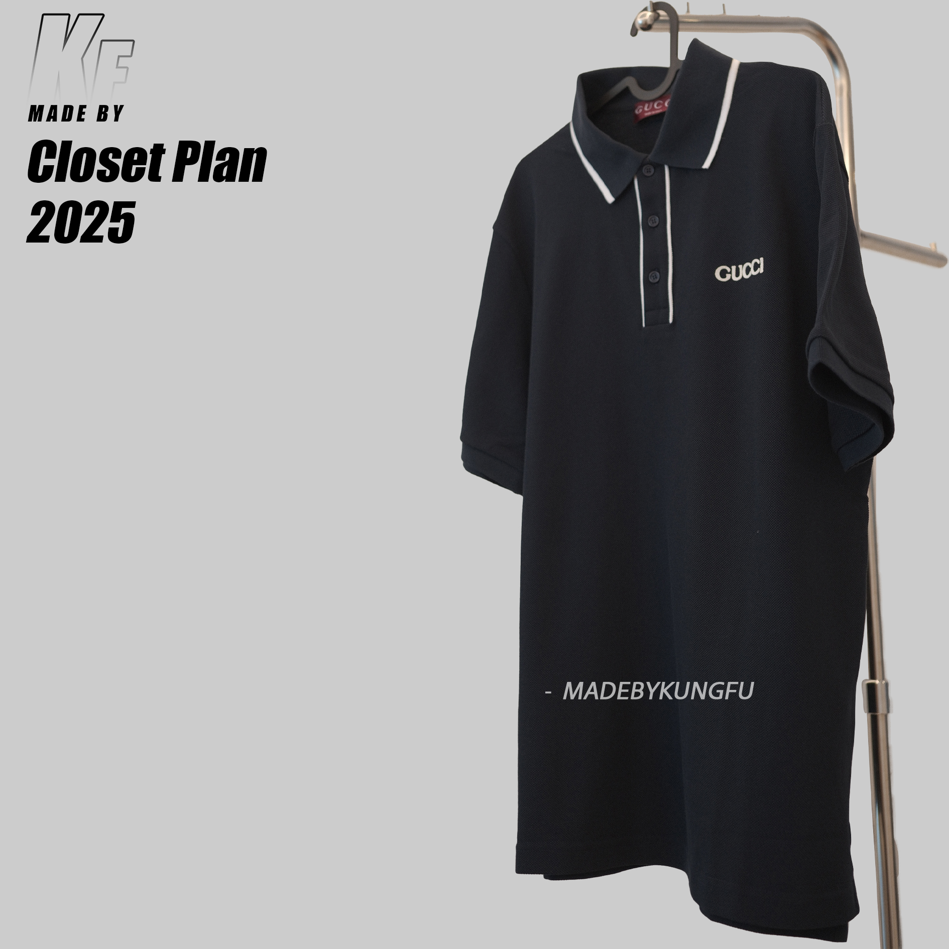 Guc Ribbon patch polo