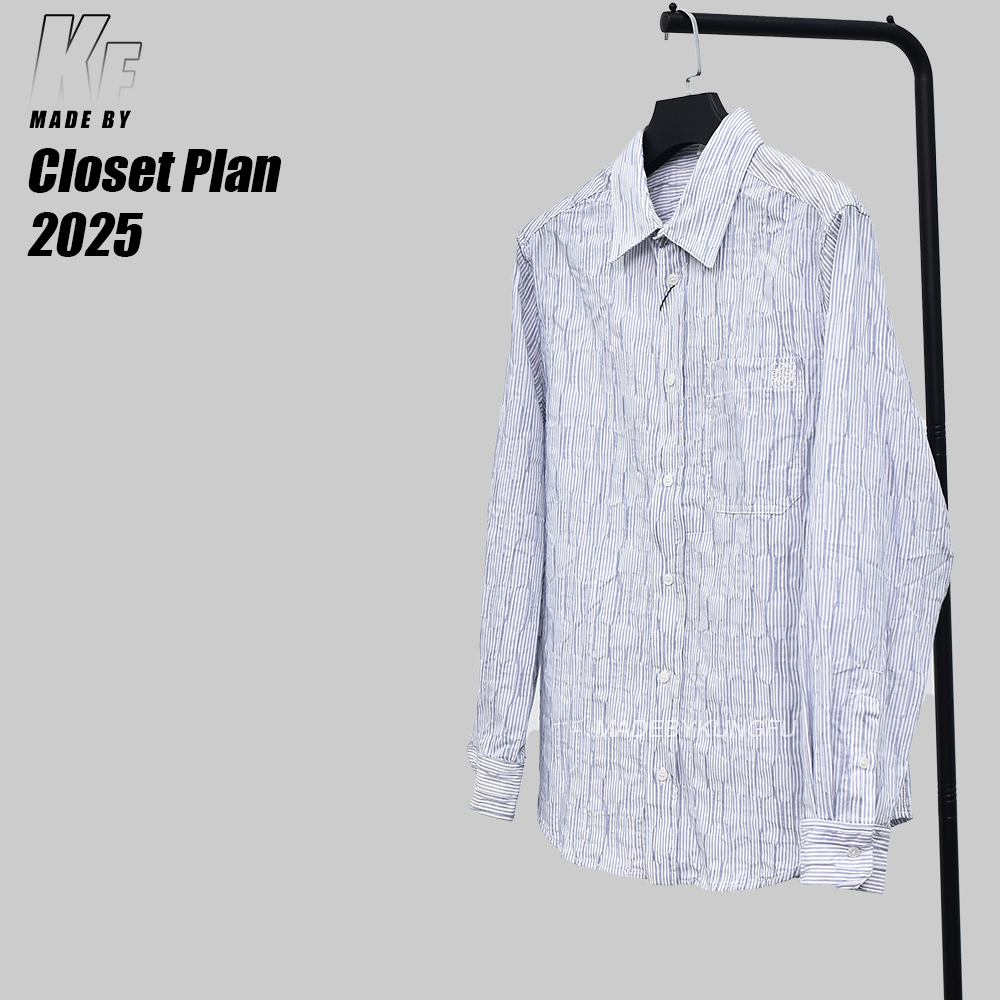 LOEWE长袖条纹衬衫