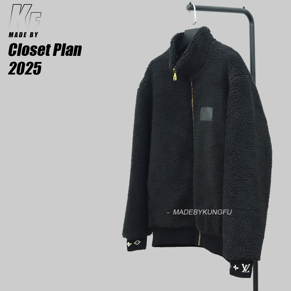 LV羊羔绒外套 黑色