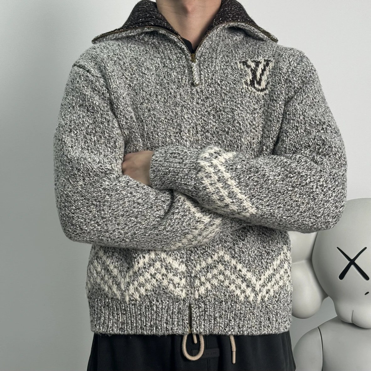 Item ID 8047 Nigo collaboration FW25 autumn_winter collection _30% wool ➕ 70% Cotto