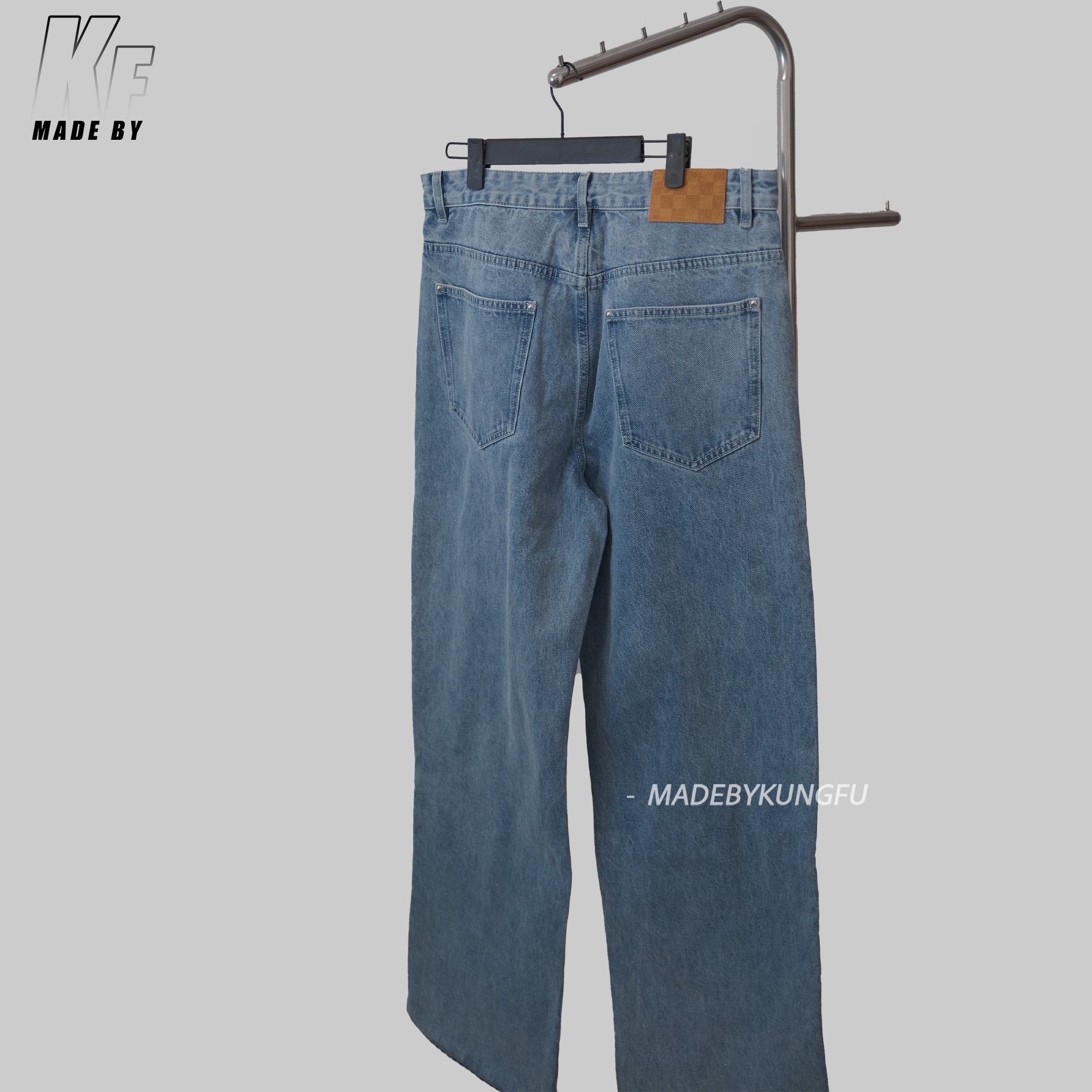 1v Laser Rubbed Jeans