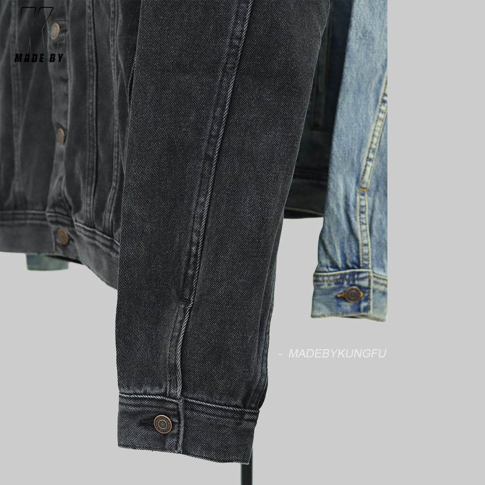 Celine拼接连帽牛仔外套