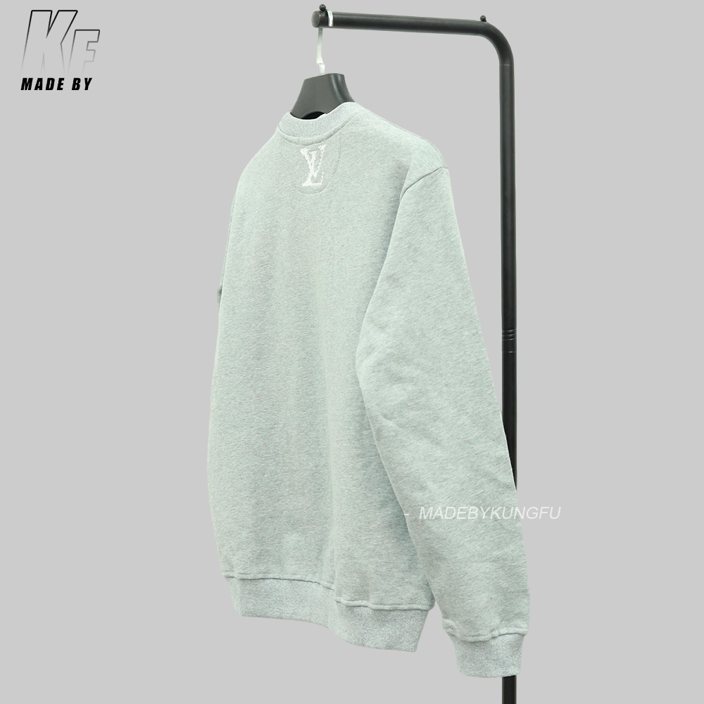 LV套头字母卫衣 灰色