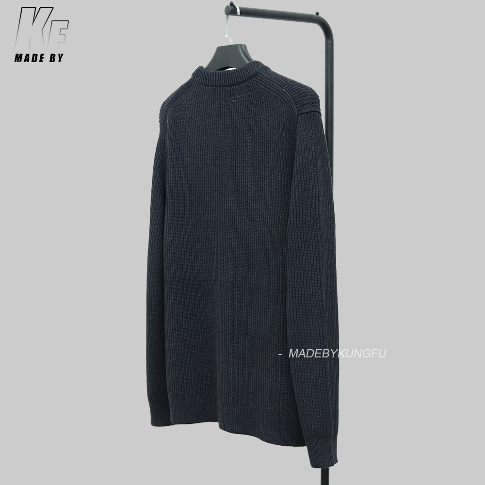 Gucci嵌花字母毛衣 灰色