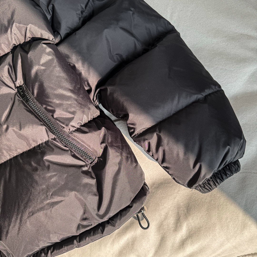 CELINE立领长袖夹克外套_哑光羽绒服