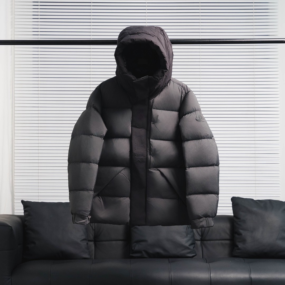 蒙口黑武士羽绒服___黑色灰色