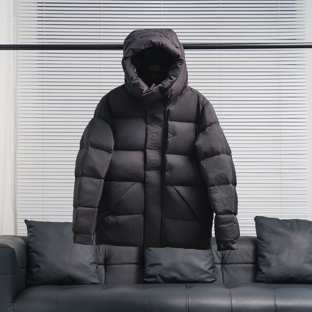 蒙口黑武士羽绒服___黑色灰色