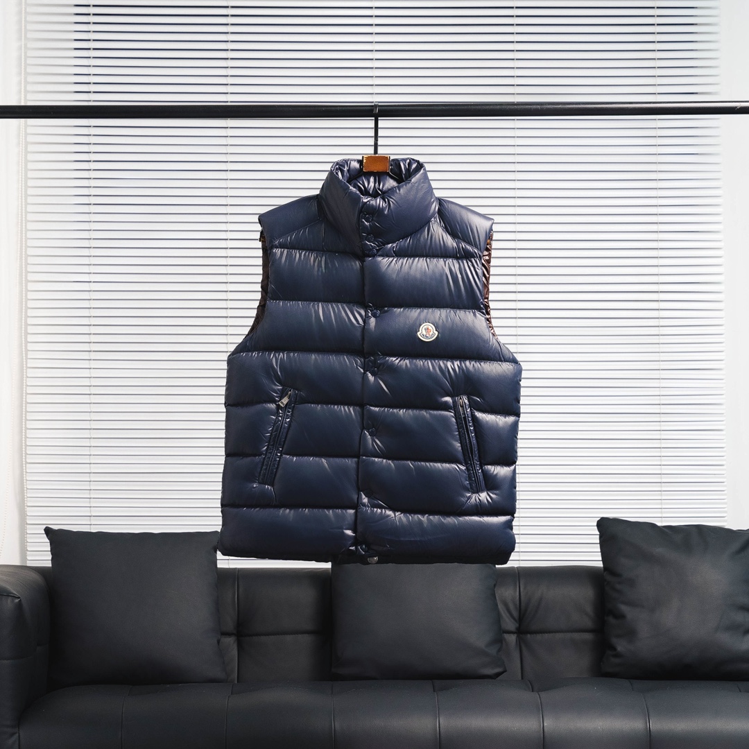 蒙口马甲羽绒服