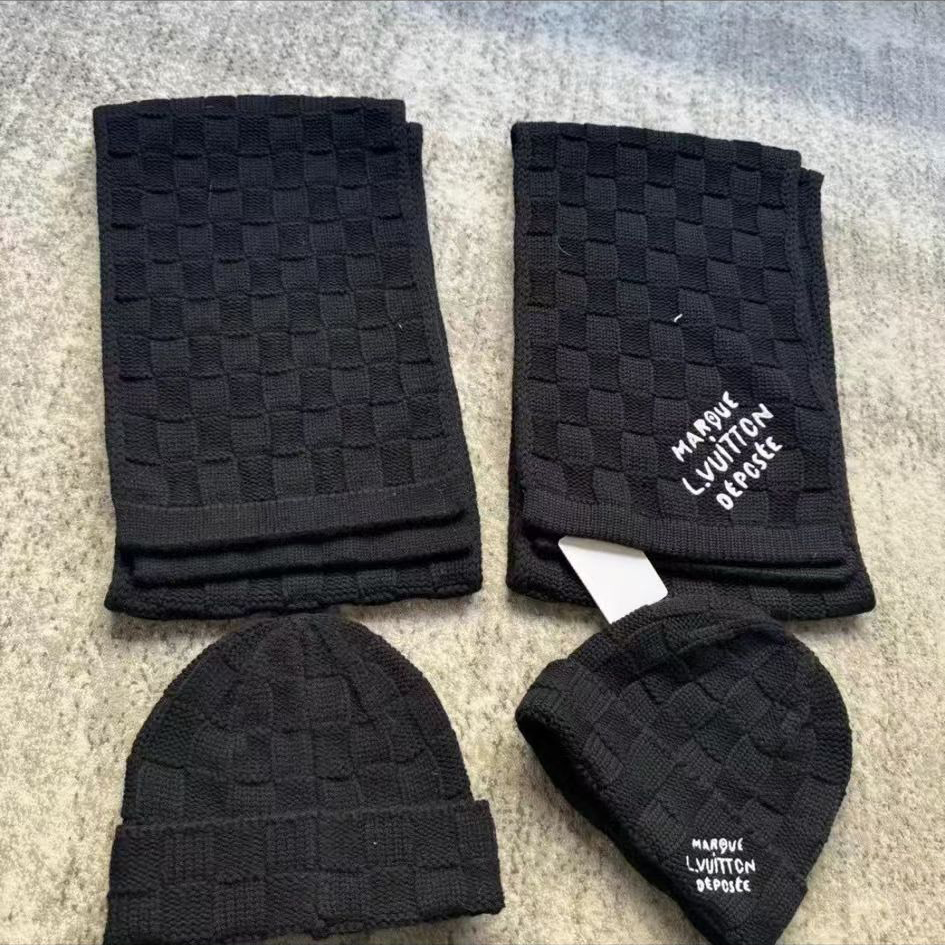 Hat and scarf set+64092