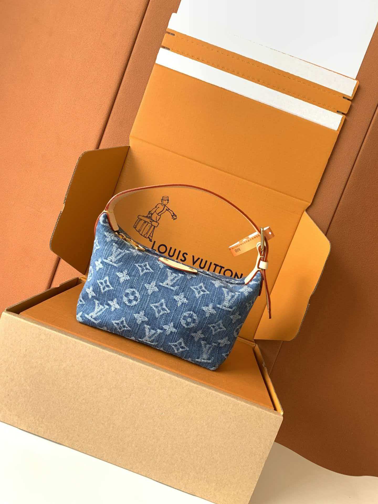 Item ID 8423 Advanced customization - Denim denim bag - Denim small lunch box handb