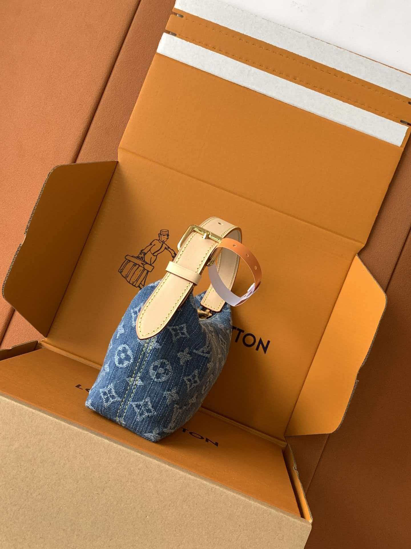Item ID 8423 Advanced customization - Denim denim bag - Denim small lunch box handb