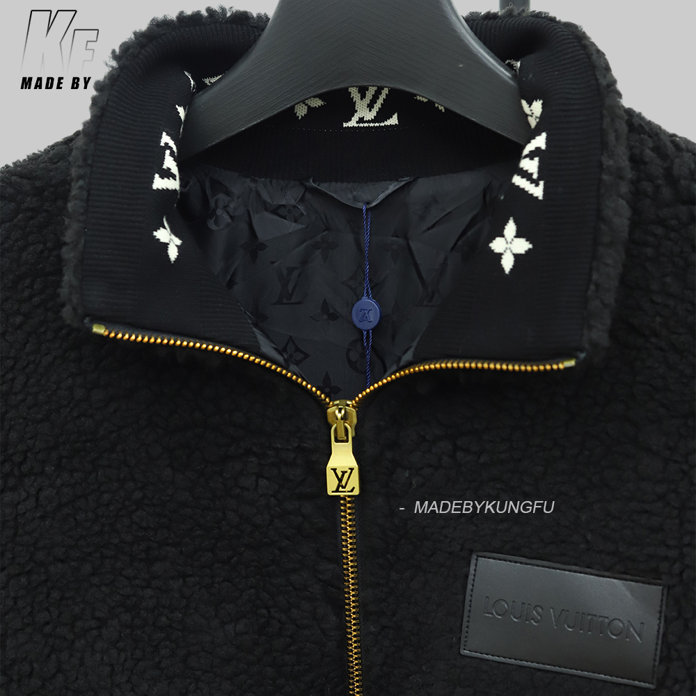 LV羊羔绒外套 黑色