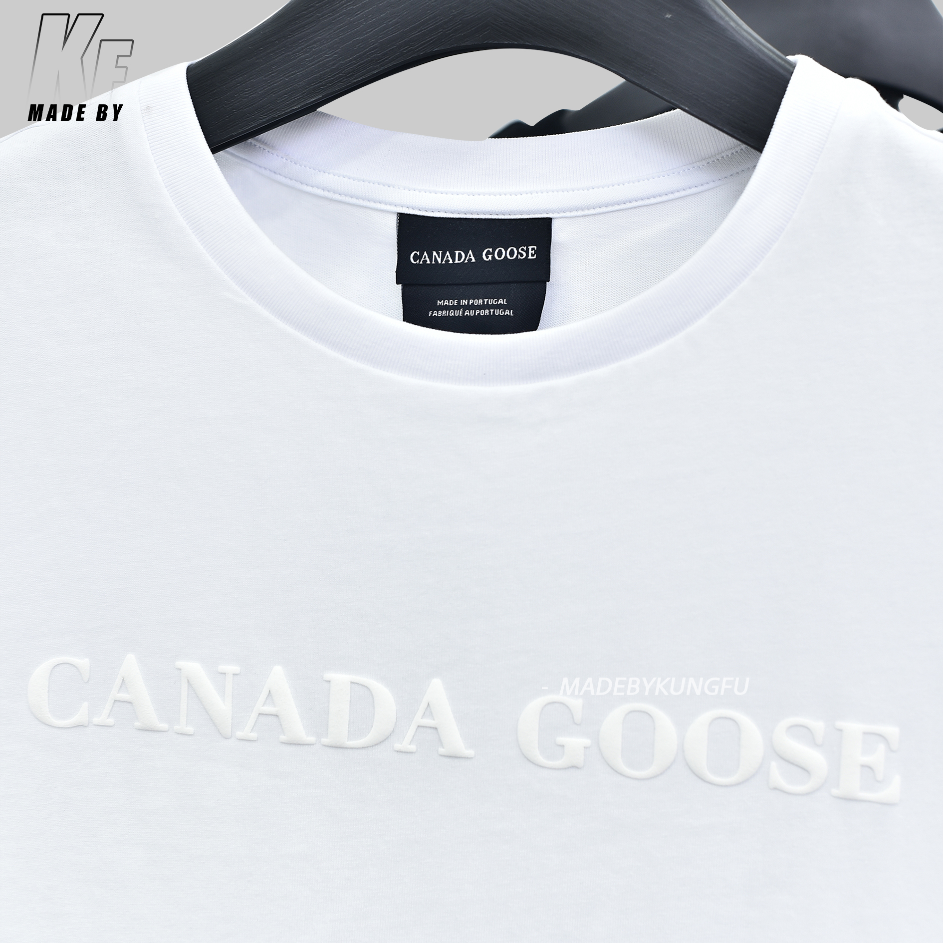 CG大鹅基础字母短袖 黑色白色