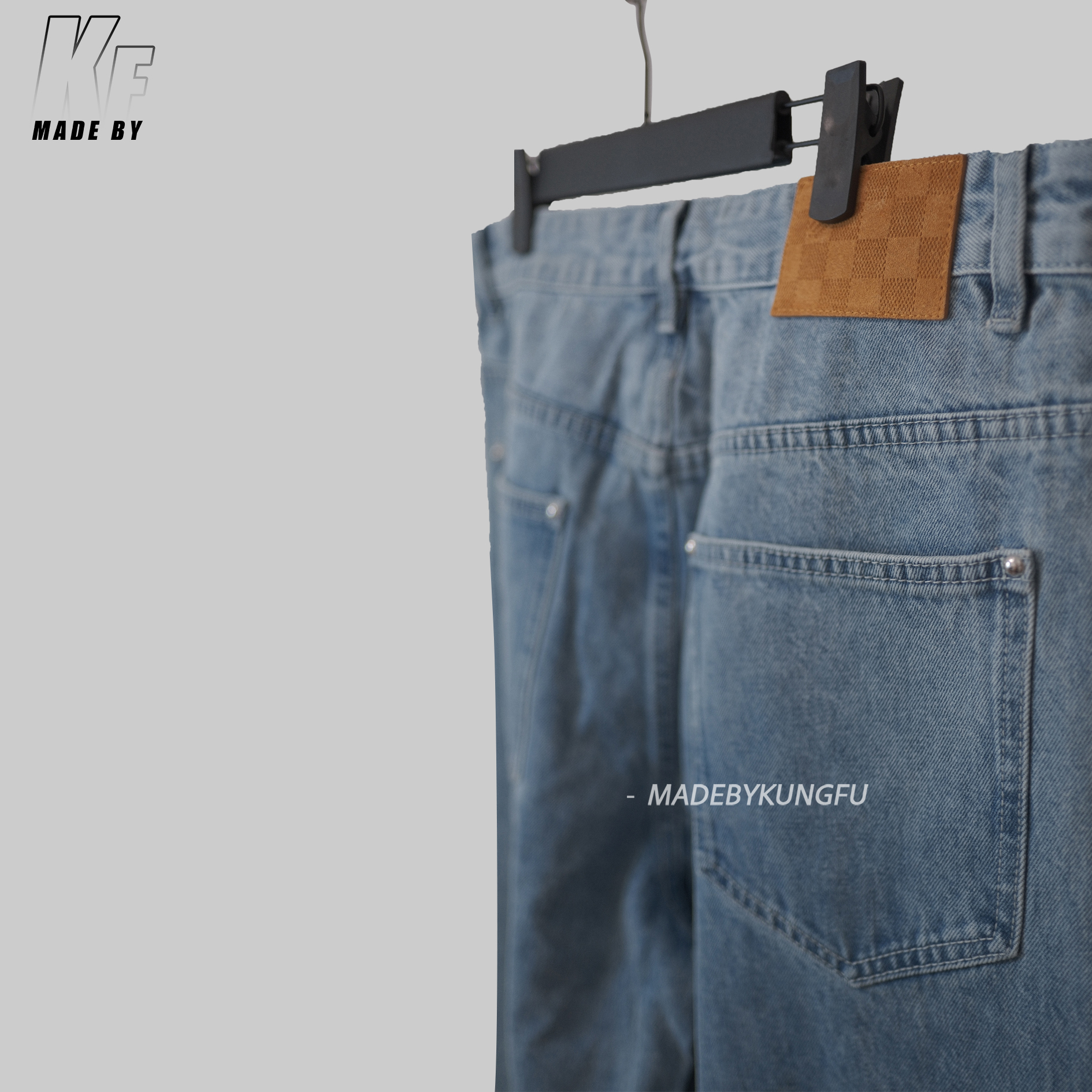 1v Laser Rubbed Jeans