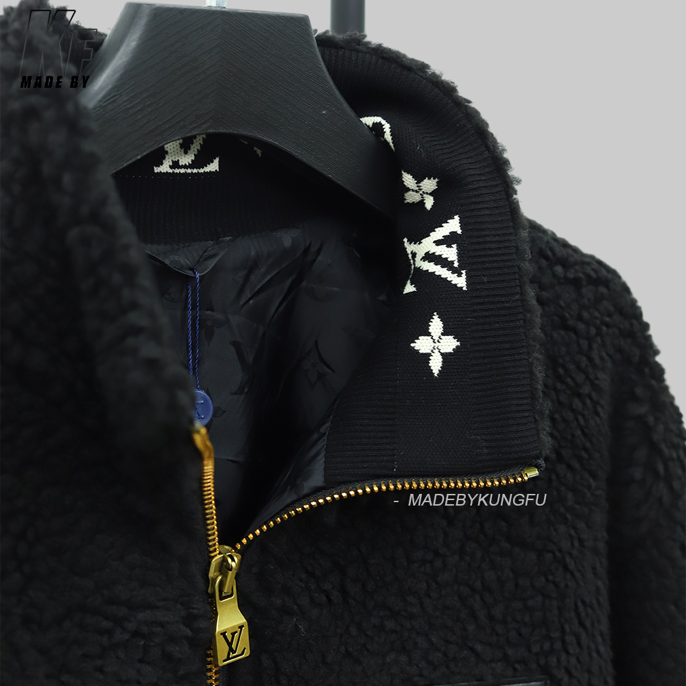 LV羊羔绒外套 黑色