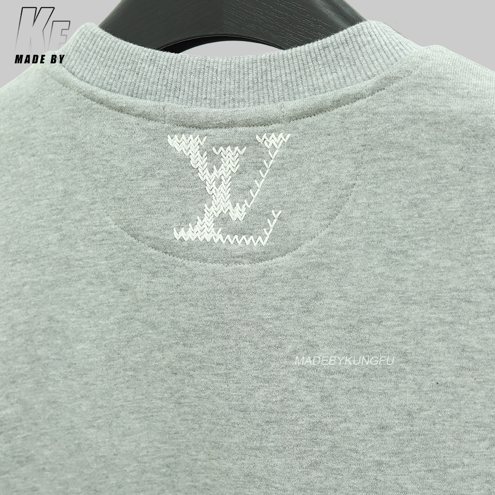 LV套头字母卫衣 灰色