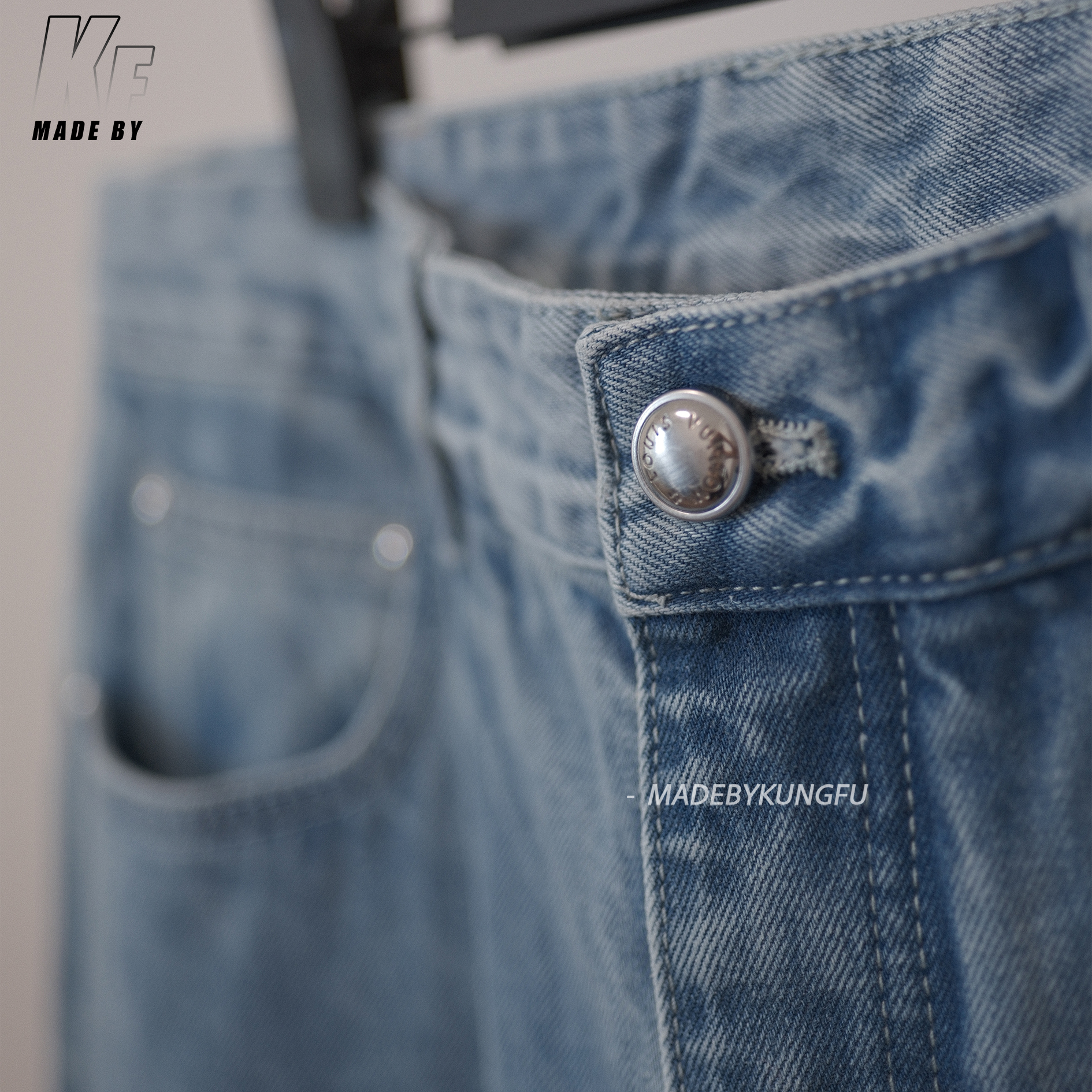 1v Laser Rubbed Jeans