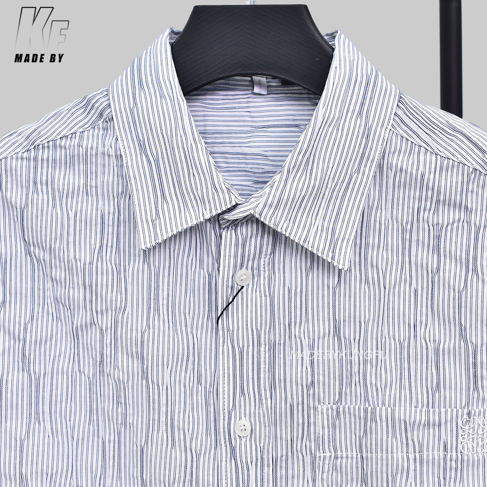 LOEWE长袖条纹衬衫