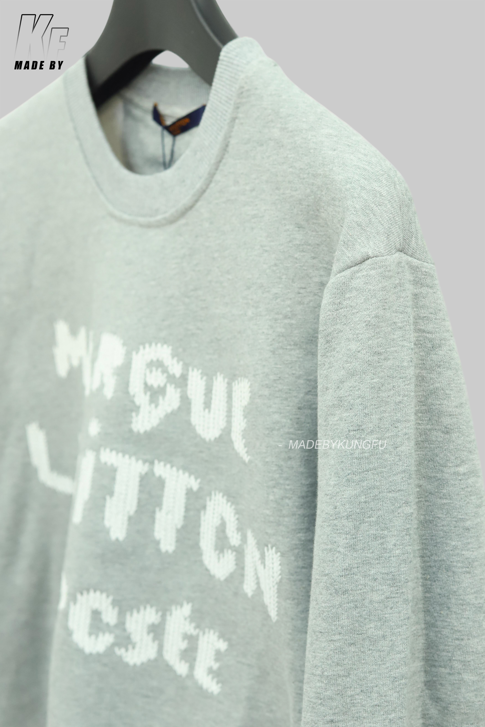 LV套头字母卫衣 灰色