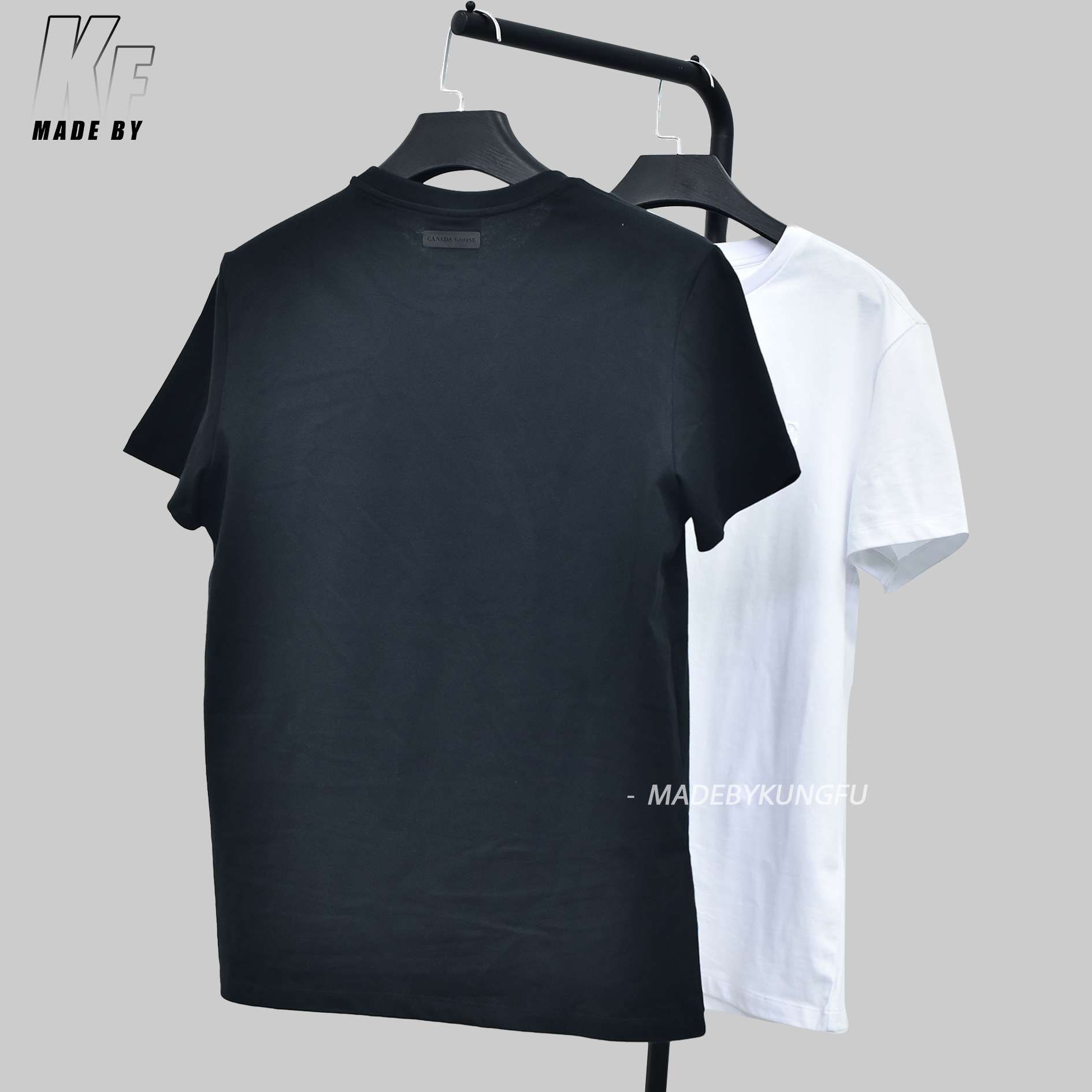 CG大鹅基础字母短袖 黑色白色