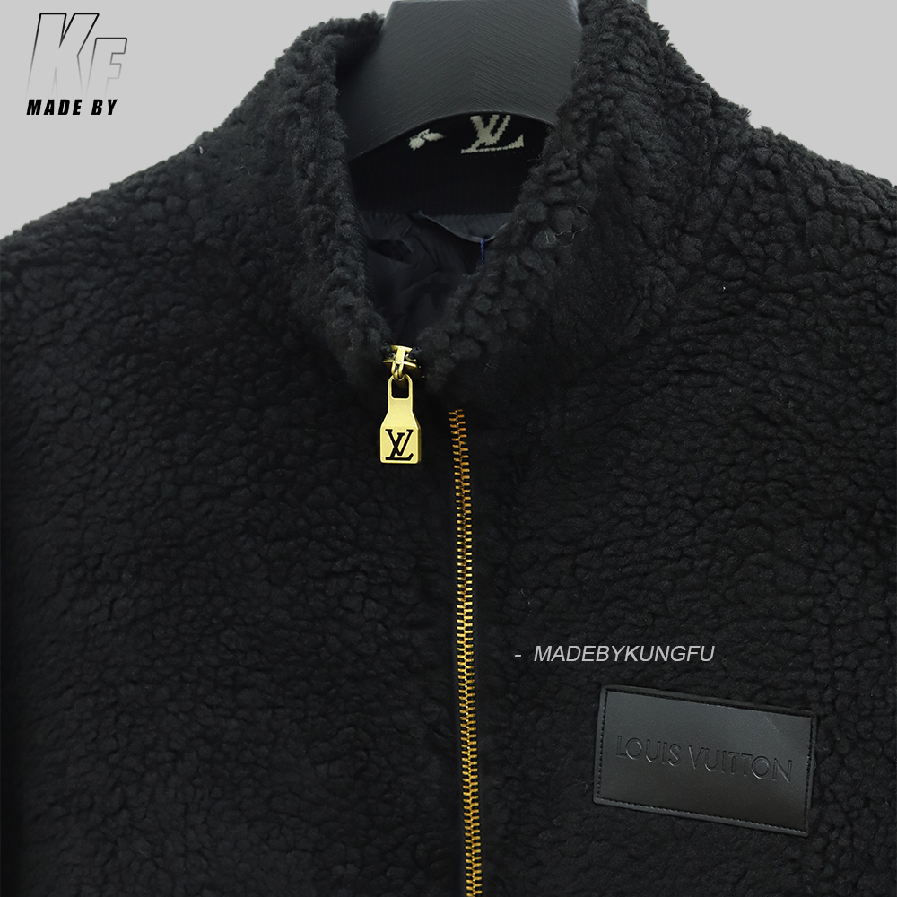 LV羊羔绒外套 黑色