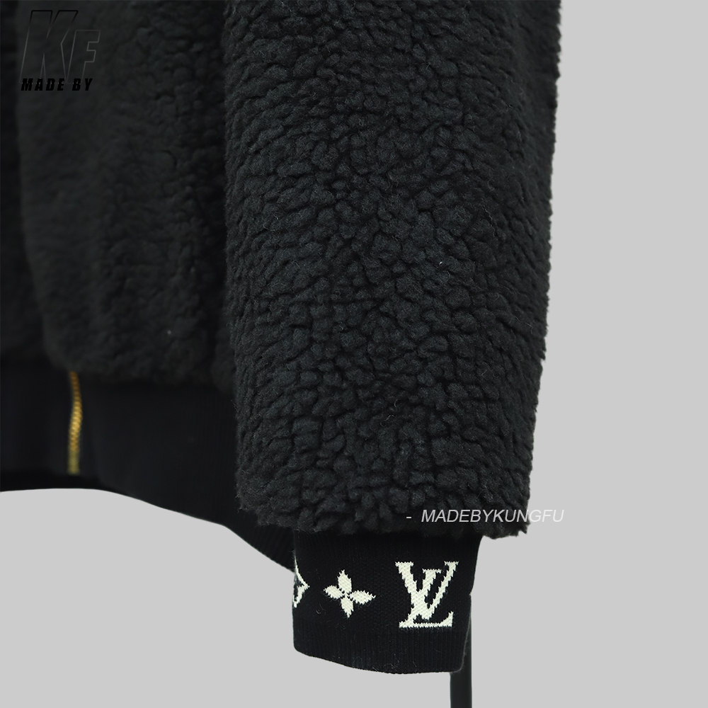 LV羊羔绒外套 黑色