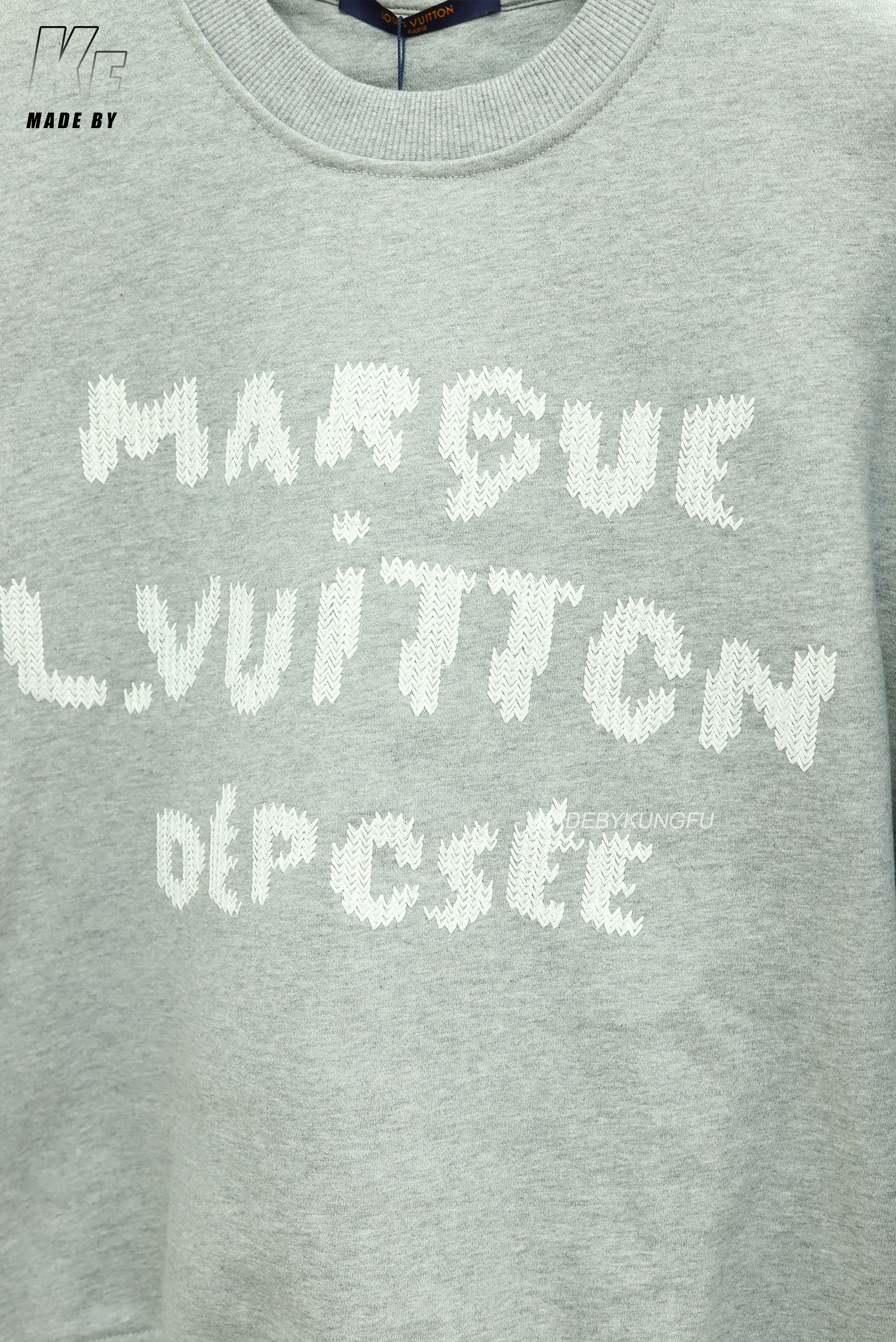 LV套头字母卫衣 灰色