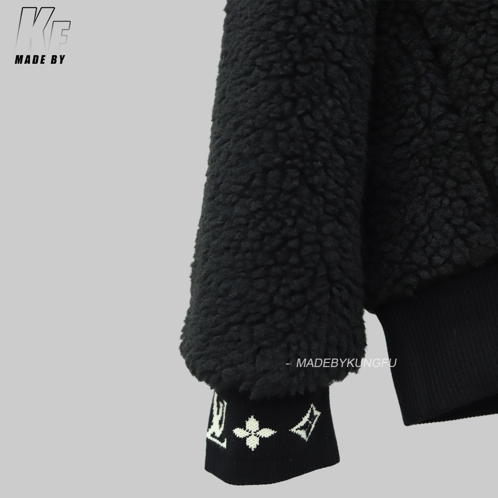 LV羊羔绒外套 黑色