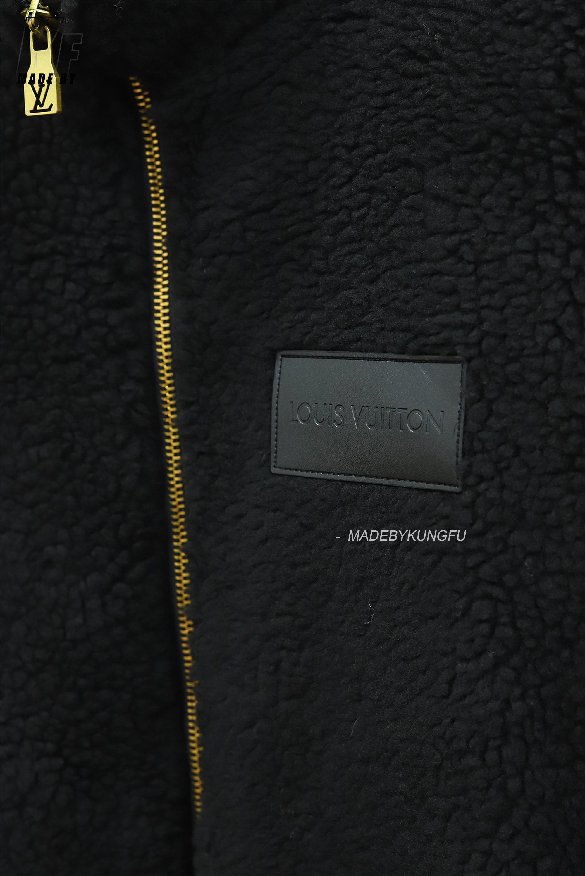 LV羊羔绒外套 黑色