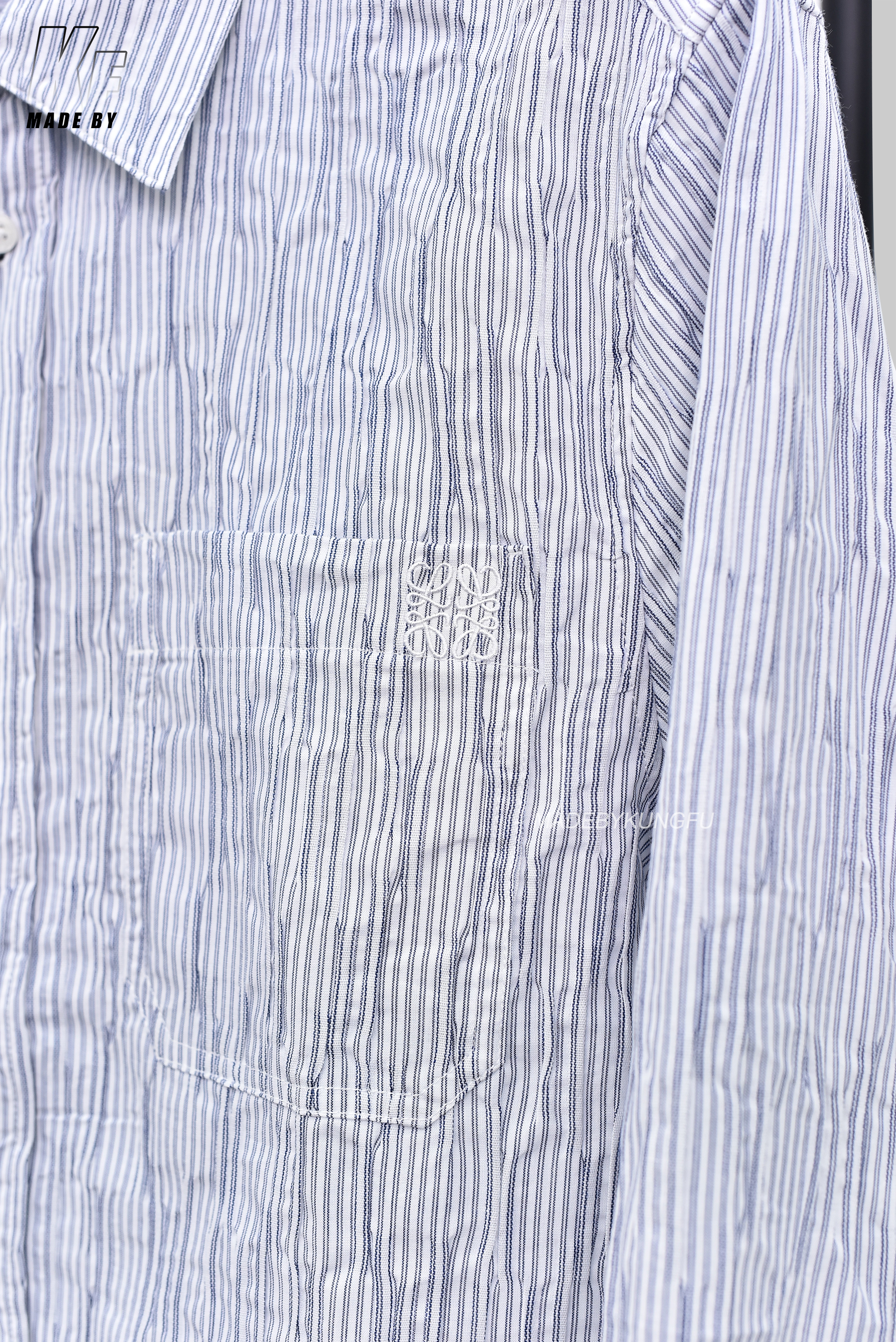 LOEWE长袖条纹衬衫