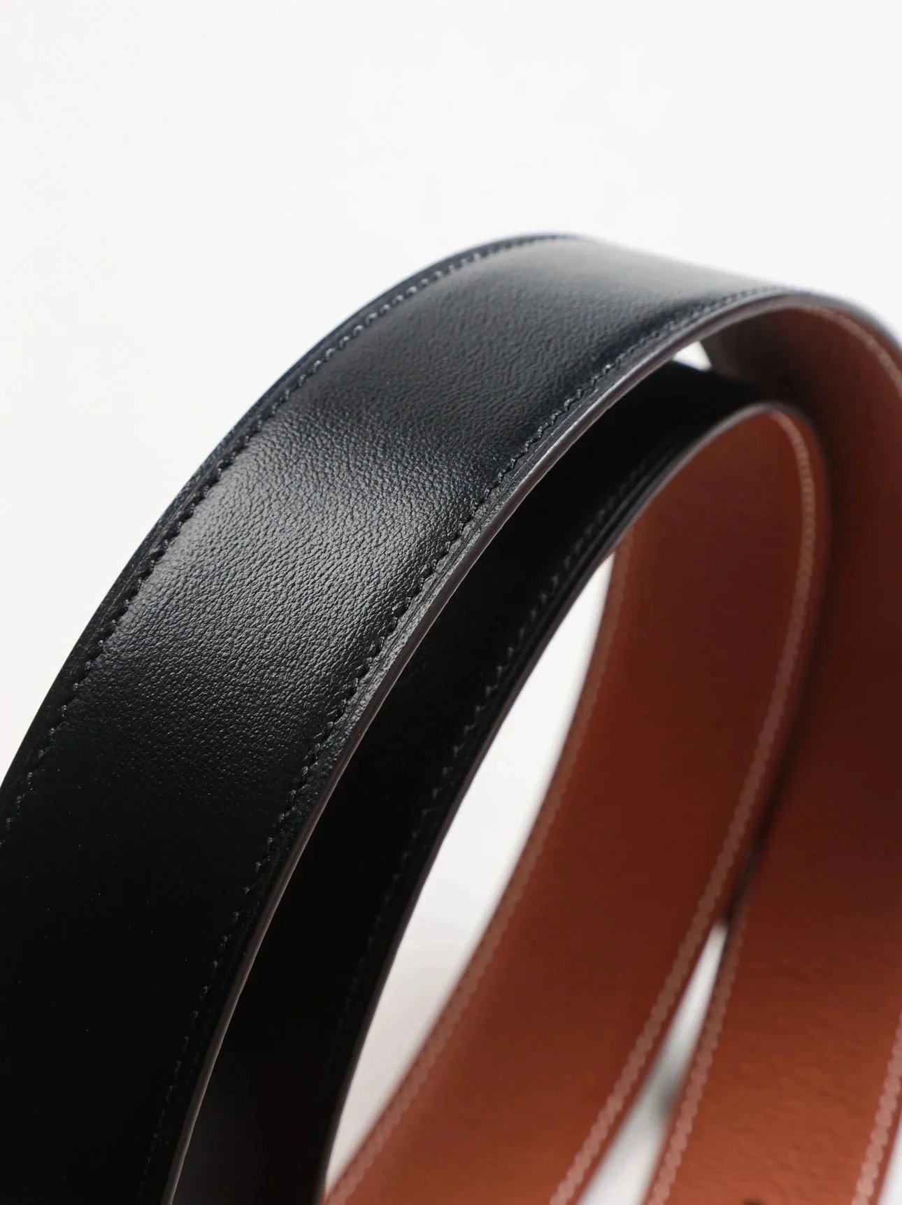 Item ID 8399 Hermes 3-2020ss - Classic H logo letter belt - Double sided calf leath