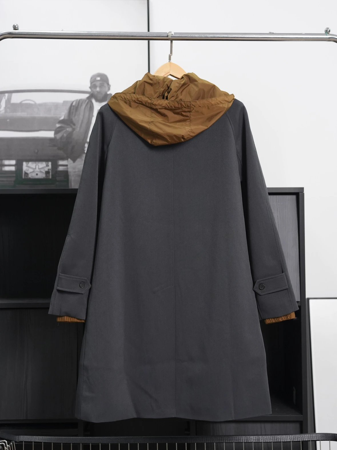 Item ID 8132 Miu Miu - Single-breasted high-tech puffer coat -“60％ mohair ➕40% wool