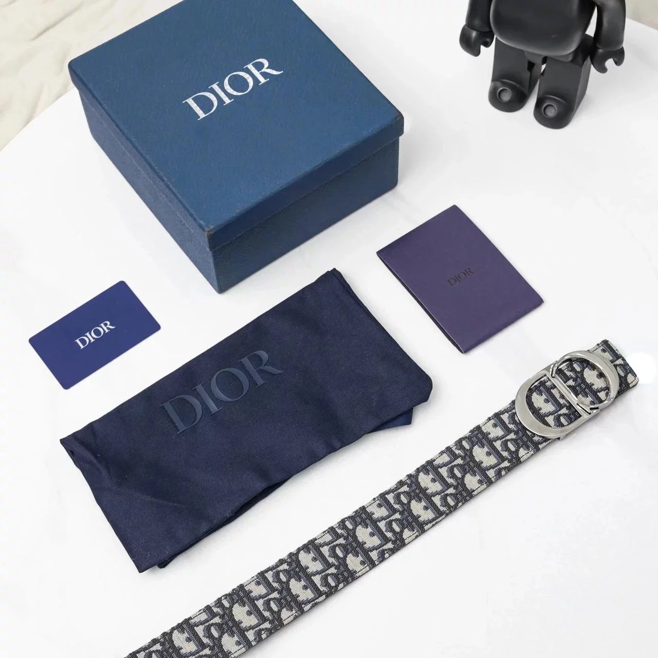 Item ID 8395 Dio-D Home - Full Print Vintage Series - Oblique Jacquard Letter Belt