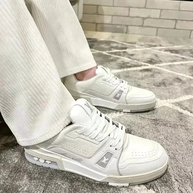 Trainer White Cement