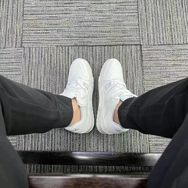 Trainer White Cement