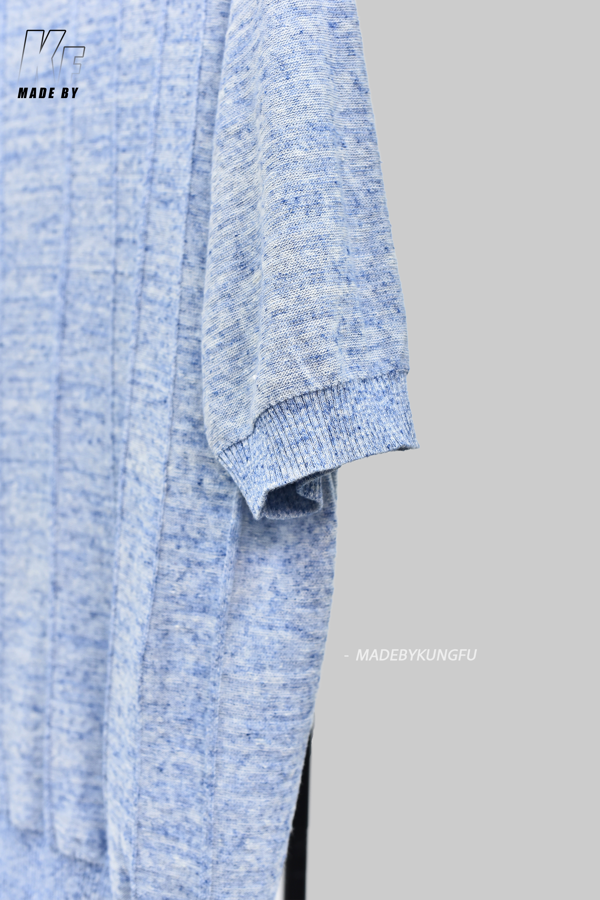 LP蓝天针织短袖 蓝白