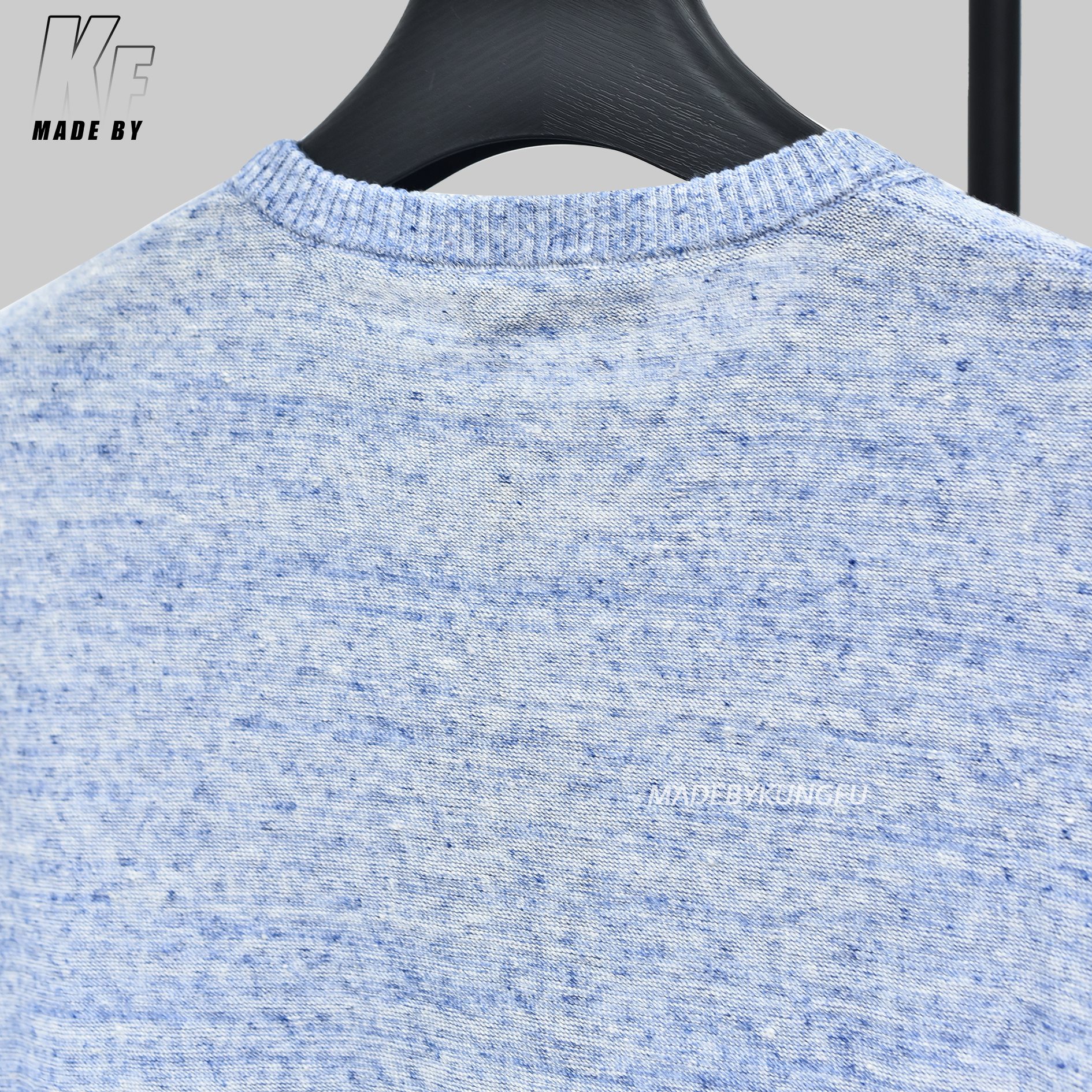 LP蓝天针织短袖 蓝白