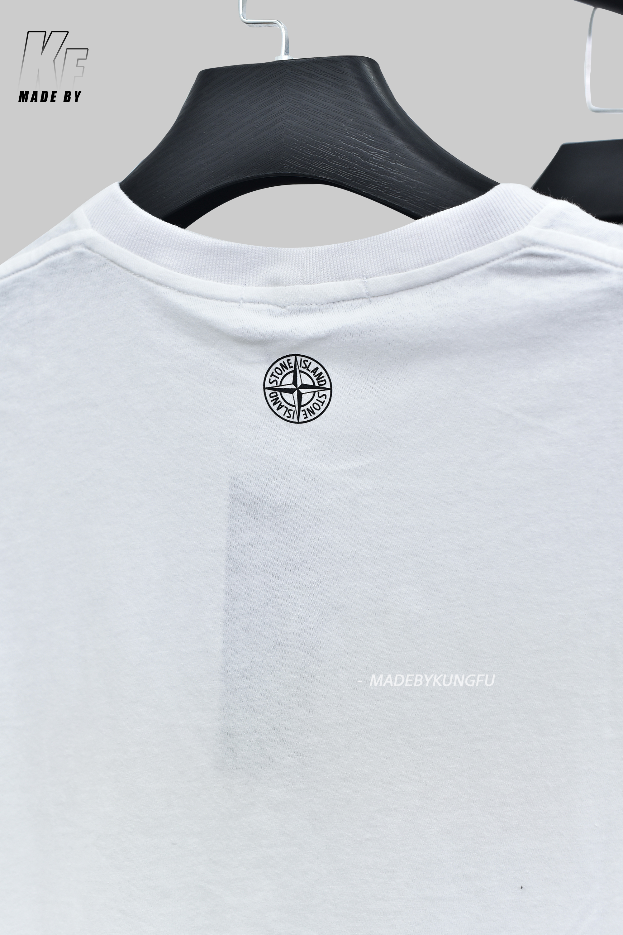 石头岛星星短袖 白色黑色