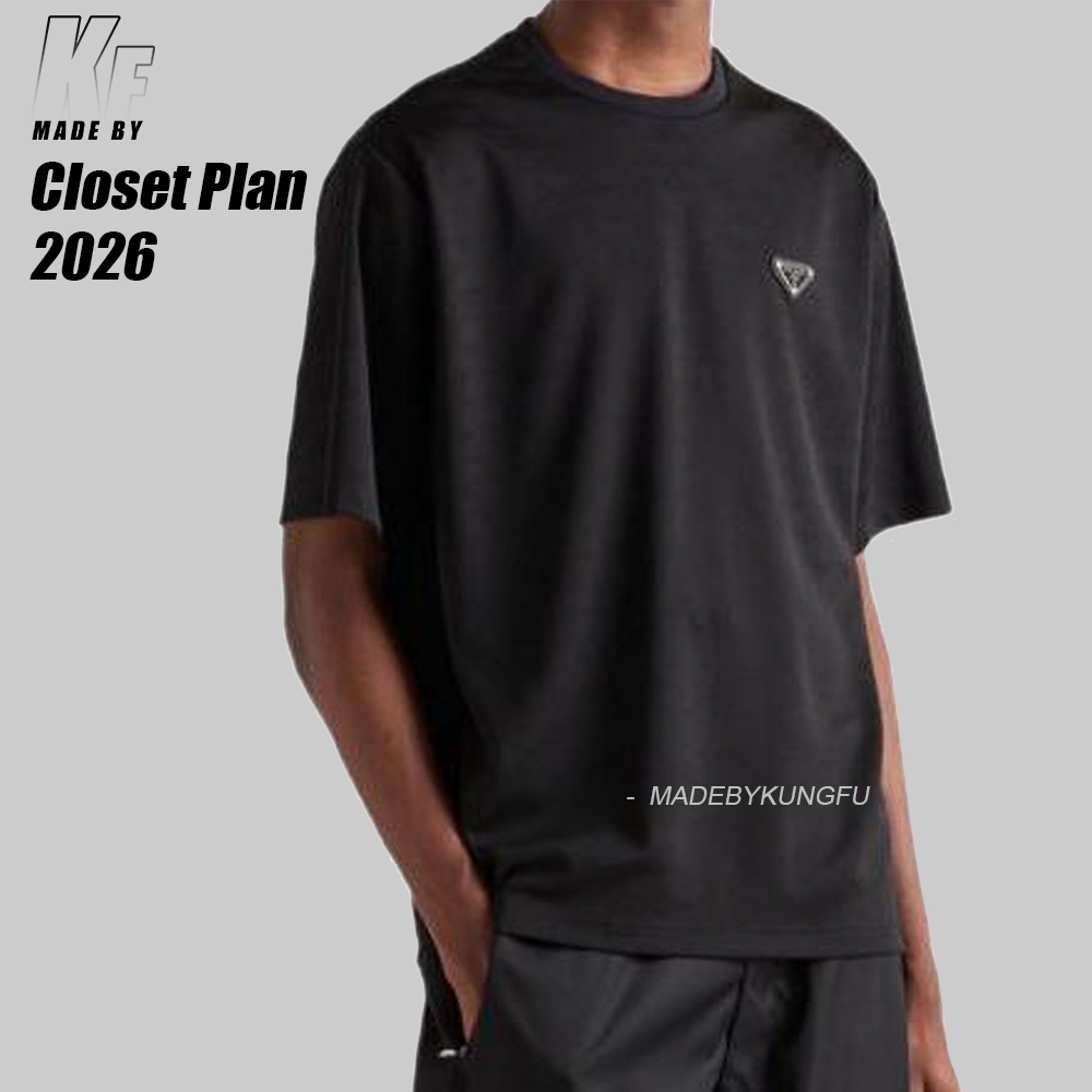 【KF badge】 pra triangle dark pattern tee