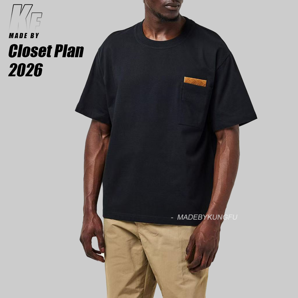 BV leather patch tee